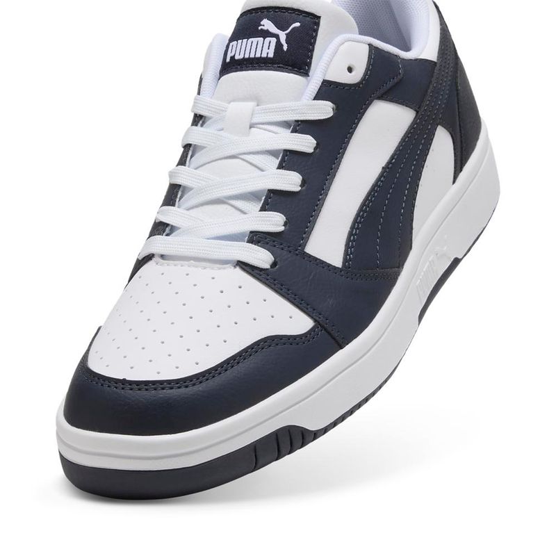 Zapatillas Urbanas Hombre Puma Rebound V6 Low Blanco+Negro 392328-37