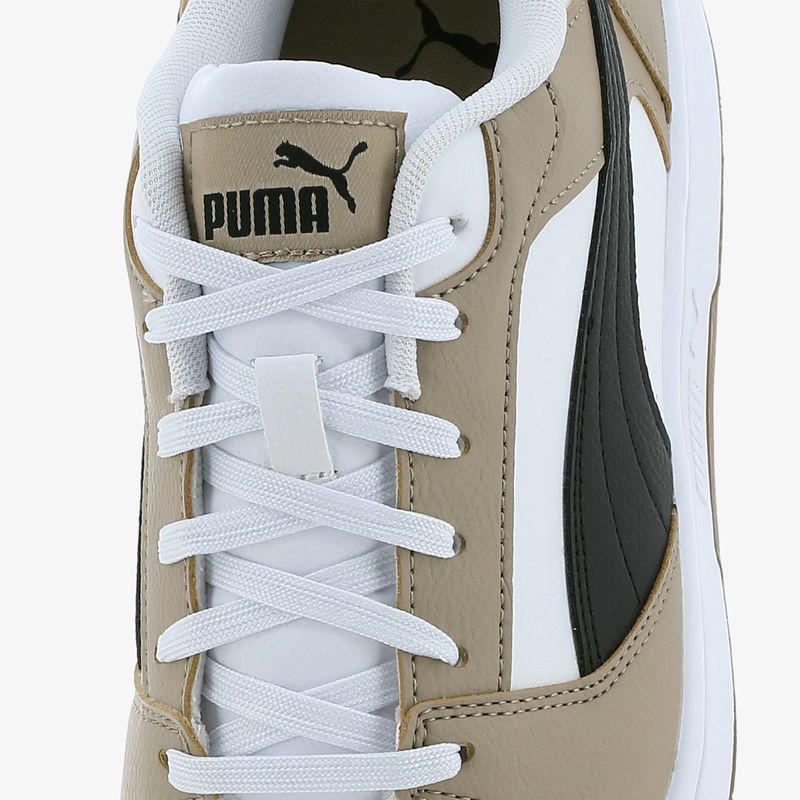 Zapatilla Puma Rebound V6 Hombre Blanco+Beige 392328-52