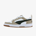 Zapatilla Puma Rebound V6 Hombre Blanco+Beige 392328-52